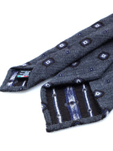 NADIA 3-fold burgundy silk/wool tie